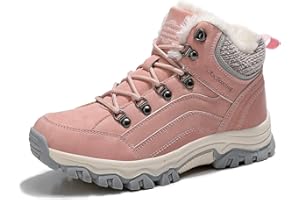 ARRIGO BELLO Damskie buty zimowe, kozaki, z podszewką, buty robocze, na wędrówki, do użytku na zewnątrz, 36-41