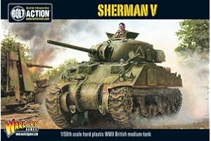 Sherman V - 1:56 / 28mm Plastic Scale Model Tank for Bolt Action by Warlord Games - Highly Detailed World War 2 Miniatures for Table-top Wargaming