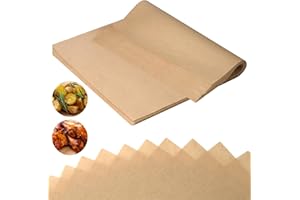 HAGOT 100 Feuilles Papier Emballage Alimentaire, 40x30cm Emballage Alimentaire, Papier D'Emballage Frites, Style Journal Vintage, Étanche et Résistant à l'huile, pour Sandwich Hamburger Frites Pizza