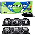 Pafnisoin Cockroach Killer 6 PCS Cockroach Bait Station, Powerful attractant Against Cockroaches, Cockroach Repellent Roach Trap Cockroach Control Roach Killer