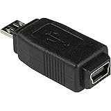 mumbi Micro USB Adapter - Micro USB auf Mini USB - USB Micro-B Stecker auf Mini-USB 5-Pin Buchse