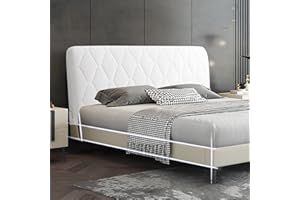 WYJHNL Copertura per Testiera per Letto Copri Testata Letto, Fodera Elastica Protezione, Coprire Antipolvere in Cotone Europeo Cover Lavabile per Decorazione Camera Letto,Creamy White 180cm(71inch)