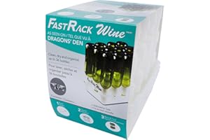 FastRack Stojak do suszenia butelek - alternatywa dla drzewa do suszenia butelek; susz i przechowuj swoje wino lub bomberka/belgijskie butelki; idealny dodatek do zestawu do fermentacji wina