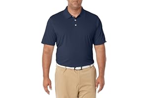 Amazon Essentials Men's Golf Polo Shirt, Moisture-Wicking Quick Dry, Short Sleeve