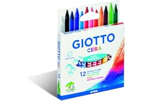 Giotto cera 281200 - Estuche 12 ceras redondas de colores