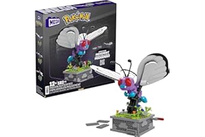MEGA BRANDS Mega HKT22 Construx Pokemon Motion Butterfree Butterfree Jouet Anti-Beurre Multicolore