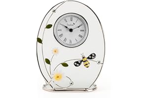 WIDDOP AND CO widdop Sophia Mantel Wire & Glass Bee Clock