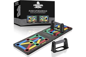 ALPHASKIN® Premium Push Up Board Set I Push Up Grips Homeworkout I 9 in 1 Push Up Board I Homegym I Home Fitness Equipment