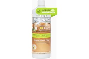 ‎CATCUP CatCup FloorWAX BIO Holzboden, Parkett, Laminat Pflege & Regeneration mit Bienenwachs. Naturprodukt ohne Chemie. Parkett Versiegelung. Ergiebig wie ein Konzentrat (500ml)