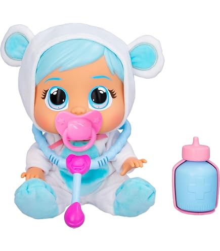 Wandi-Doo’s Asiatische Babypuppe – Spricht Babysprache, Mit Pandawindel, Flasche & Schnuller