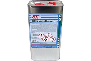 STC Silikonentferner 5L – Antistatischer Entfetter für Autolack Metall Kunststoff – Profi Oberflächenreiniger vor dem Lackieren – Schnelltrocknend Rückstandsfrei Hochergiebig Made in Germany