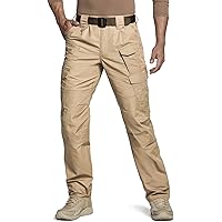 CQR Herren Tactical Hose, Imprägniermittel Ripstop Cargo Pants, Leichte EDC Wandern Arbeitshosen, Outdoor Bekleidung