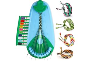 TACOPET Kit per Braccialetti Ragazza, Braccialetti Amicizia Bambini 5-12 Anni, Kit Artigianali Bracciali Intrecciati Tessuto Braccialetto Fai da Te, Idee Regalo Bambina 6 7 8 9 10 11 12 Anni Compleanno