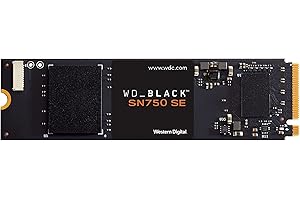 WD_BLACK SN750 SE 1TB M.2 2280 PCIe Gen4 NVMe Gaming SSD up to 3600 MB/s read speed