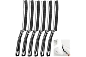Atuoxing 6 PCS Spazzola per la Pulizia delle Fessure, Crevice Gap Cleaning Brush, Spazzola per Fessure Multifunzionale per Bagno Cucina Fughe Pavimenti (6pcs)