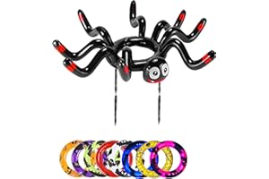 YAAVAAW Inflatable Flamingo Hat with Rings (2 Inflatable Flamingo, 8 Rings Toss) for Kids Adults Family Luau Summer Pool Party Decor Swimming Game