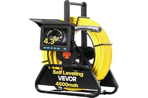 VEVOR 30 m avloppskamera, industriellt endoskop med 1080P HD-skärm, IP68 vattentät orm hydrauliska kameror med 12 lysdioder o