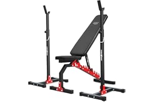 Marbo Sport Set MH7 2.0 banco de pesas ajustable MH-L114 2.0 + soporte de pesas ajustable MH-S201 | Establecer opciones de 83 kg / 113 kg | Made in UE