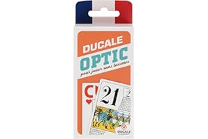 LA DUCALE Ducale, Le Jeu Français Jeu de Tarot 78 Cartes - Ducale Optic - avec Grands Index pour Les porteurs de Lunettes Multicolore