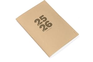 OD OCTÀGONDESIGN OctÀGON DESIGN | Grand planificateur mensuel 2025/2026 Plus | Agenda académique mensuel | 12 mois ; août 2025 à juillet 2026 | 2 pages de notes entre mois | A4 | Camel | Couverture souple.