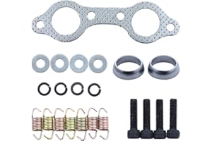 Haishine Kit di ricostruzione Molla Guarnizione silenziatore di scarico per Polaris Sportsman 2002-2006 MV7 600 700 800 Frontier 2002-2005, Sostituire OEM# 5811511 3610047