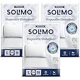 Amazon Brand - Solimo Premium Disposable Underpads | Large Size | Count 30 | 90 X 60 cm | High Absorbancy | Super Soft | Unis