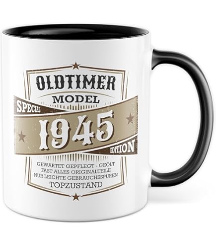Sunnywall Kaffeebecher Monats-Tasse „Juli“ – Spülmaschinenfest, 330 Ml, Mit Geschenkkarte