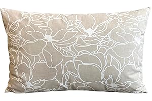 HOUSE ART LIFE Cushion cover 40 x 60 cm - 100% cotton, soft and breathable, with zip, ideal for sleeping, for bed and bedroom, easy care, without filling, many colourful patterns