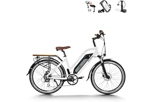 ‎HIMIWAY Himiway City Pedelec E-Bike mit 250W Motor für Damen & Herren,26 Zoll Elektrisches City Bike mit 36V 18,2Ah 655Wh Akku,Elektrofahrrad bis 120km für Pendeln, hydraulische Bremsen,CE-Konform