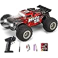 AccLoo Remote Control Car for Kids RC Car 1:18 Scale 2.4GHz Electric Off-Road with 3.7V USB Battery, LED Lights, 20-35 Min Playtime, 40-60m Range, Toy Car with Screwdriver & Manual, 18km/h Speed