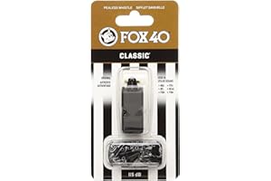 Fox 40 9901-0008 Sifflet Unisexe, Noir, F/S