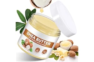 GENERISCH Sheabutter Unraffiniert & Roh 220g - 100% Reine Sheabutter Bio für Kosmetik, Körper & Haare, Natürliche Feuchtigkeitspflege, Vegan für alle Hauttypen (220g)