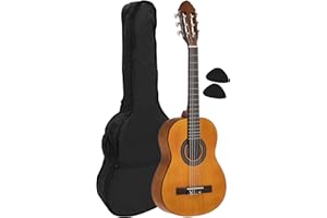 JUAN MIGUEL NAVARREZ Chitarra classica 1/2 con borsa miele