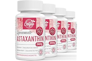 ‎CESTFILO Cestfilo Liposomales Astaxanthin Ergänzungsmittel 24 mg, Maximale Absorption, Glutenfrei, Gentechnikfrei (60 Stück (4er-pack))