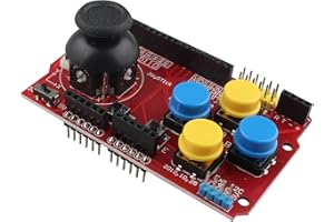 HALJIA Joystick Tastenblock Schilderweiterung Spieljoystick Simulationstastatur und Mausfunktion Kompatibel mit Arduino Nrf24l01 5110 Lcd I2c IIC