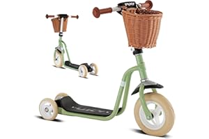 ‎PUKY PUKY R 1 Classic Scooter | Sicherer Roller für Kinder ab 2 Jahren | Rutschfestes Trittbrett | Höhenverstellbarer Lenker | Top Fahrrad-Alternative