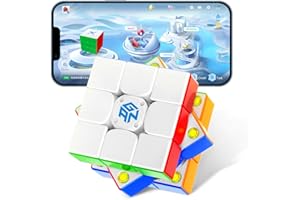GAN 356iCS Smart Cube Magnetischer 3x3, Speed Cube - Intelligentes Tracking & Auswechselbare Batterien mit CubeStation App, Gehören Geräte mit IOS 9.0+, Android 4.4+ für Kinder Anfänger