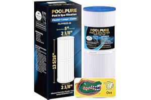 POOLPURE PLFPRB25-IN Hot Tub Filter Replace Unicel C-4326, Guardian 413-106, Filbur FC-2375, FC-2370, 3005845, 17-2327, 10058