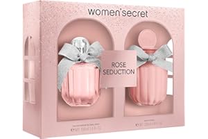 Women'secret Rose Seduction Geschenkset Damen 2 Artikel Eau de Parfum à 100ml und Bodylotion à 200ml