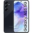Samsung Galaxy A55 5G (Awesome Navy, 8GB RAM, 256GB Storage) | Metal Frame | 50 MP Main Camera (OIS) | Nightography | IP67 | Corning Gorilla Glass Victus+ | sAMOLED with Vision Booster