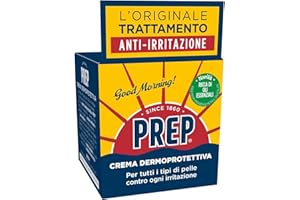 Prep, Crema Dermoprotettiva, Crema Lenitiva per Tutti i Tipi di Pelle, Crema Corpo Idratante Pelle Secca e Irritata, Crema Corpo Uomo, Donna e Bambini, Formato Vaso da 75ml
