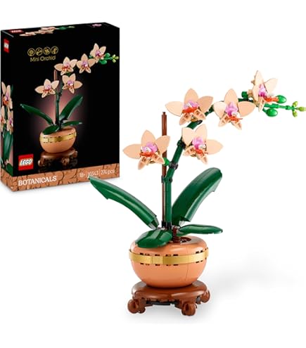 COIL Set Mattoncini Botanici 550 Pezzi, Modello 9114, Vaso Di Fiori Da Costruzione, Per Adulti E Bambini