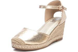 XTI 142334, Sandalias con cuña Tipo Alpargatas Mujer