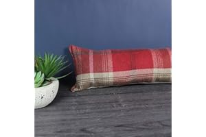 Harrison Cropper Balmoral Red Tartan Draught Excluder (90cm Length x 15cm Width)