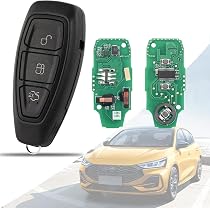 The Lord Of The Tools Custodia Per Chiave Auto TPU Blu – Compatibile Con Ford Focus, Fiesta, Kuga, Mondeo MK4