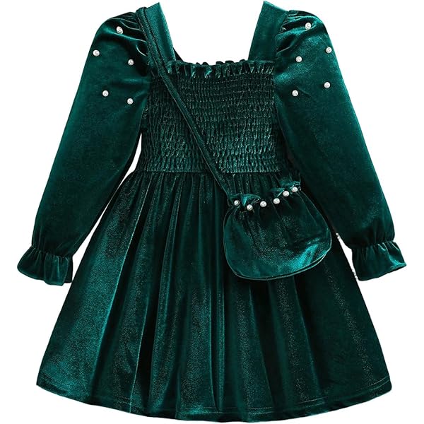 JiAmy Zomerjurk voor meisjes, tule, patchwork, pofmouwen, prinses, kinderjurk, elegant, party, A-lijn, casual, twenjurken voor meisjes, leeftijd 5-13, Donkerblauw, 7-8 jaar