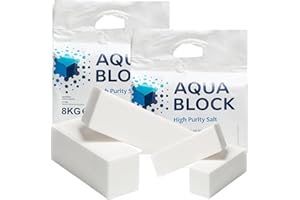 STORM TRADING GROUP Block Salt Water Softeners High Purity Grade A Salt Block Water Softening Units Delivers Superior Performance (1 Pack (2 Blocks))