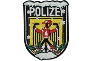 GEARBUDDIES Polizei Xmas Bundespolizei Textil Patch mit Klett, Christmas, Winter Edition, Tactical, Uniform, Jacke, Rucksäcken, Zubehör