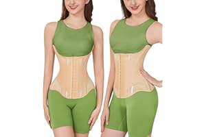 Yixinly Korsett Damen Bauchweg, Waist Trainer Damen Fitness Waisttrainer Bauchweggürtel U-förmiger