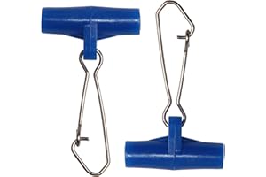 SHADDOCK FISHING Heavy Duty Interlock Zip Sinker Slider Swivels with Stainless Steel Fishing Snaps For Fishing Rigs Fishing Tackle Accessories